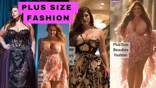 PLUS SIZE  FASHION #fashiontrends #fashion #plussize #beauty #gown #beachfashion @VintageVault-e4r 