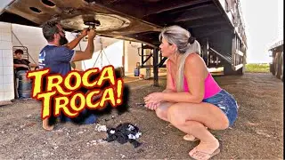 Tive que mexer no pino da carreta!