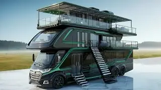 2027 Futuristic Luxury Motorhome | Multi-Level Design, Smart Tech & Premium Comfort