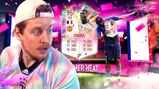 THIS IS SO CHEAP! 95 SUMMER HEAT POGBA PLAYER REVIEW! FIFA 20 Ultimate Team
