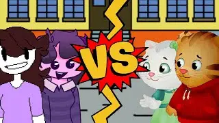 M.U.G.E.N Battles | Jellybean/Jaiden Animations vs Daniel Tiger/Katerina Kittycat