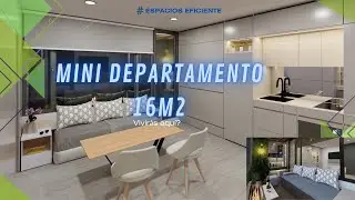 Mini departamento de 16 m²_ Home tour.