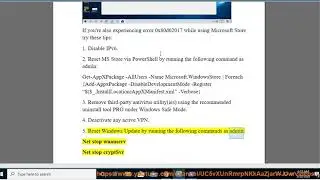 Fix Microsoft Store error 0x80d02017