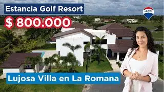 ¡Impresionante VILLA en La Estancia Golf Resort, La Romana!
