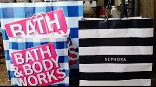 BATH & BODY WORKS $4.95 FRAGRANCES, CANDLE SALE & SEPHORA HAUL‼️💖
