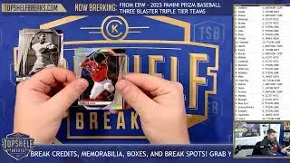 FROM EBW! 2025 Panini Prizm Baseball Three Blaster Triple Tier Teams | Top Shelf Breaks | 1/21/26