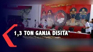 Polisi Bongkar Jaringan Pengedar 1,37 Ton Ganja di Jakarta