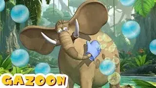 Gazoon | Bubble Bath In The Jungle | Funny Animals For Kids