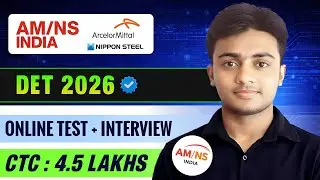 AMNS INDIA Off Campus Hiring 2026। Diploma Engineers। CTC : 4.5 LAKHS। Latest Jobs 2026 