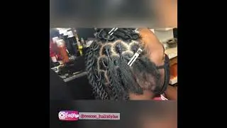 Get The Look‼️🔥 Instant & Short Two-Strand faux Locs‼️ Must Watch‼️Thank me Later‼️😉