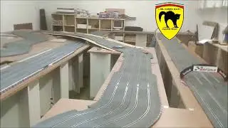 Slotcars... first test laps on Scaleauto Pro-Track Track #2 wip :) quick edit