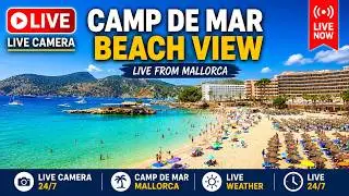 🌤️Mallorca Tramuntana Mountains LIVE Santa Ponsa Costa de la Calma Weather Cam 24/7 4K UHD #Weather