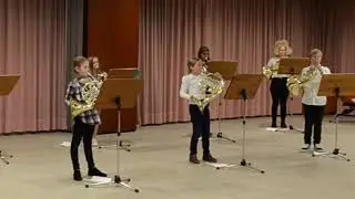 DAS HORN-ENSEMBLE der städtischen Sing- und Musikschule Marktoberdorf