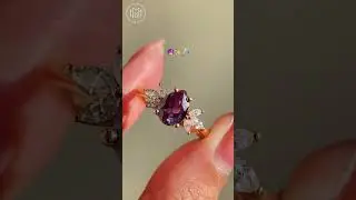Always been shocked by the color of alexandrite #mjuvibes #Alexandrite #labgrown