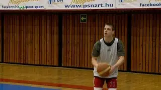 Bemutatkoznak a PTE-n tanuló PVSK-s kosarasok - Antóni Csanád