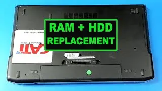 Dell Latitude E6530 - How to replace the memory RAM and upgrade the hard drive to SSD