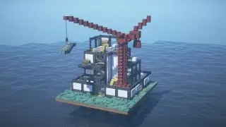 Neo tilted construction site (from Fortnite) in minecraft