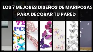 Mariposas decorativas para pared: Los 7 mejores dise&ntilde;os de mariposas para decorar tu pared