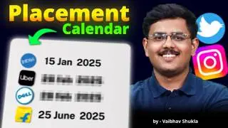 Placement Calendar 2025 | Strategy Guide for Freshers & Job Seekers | Top Companies Hiring & When?
