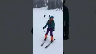 Learning to Ski. I'm a snowboarder.