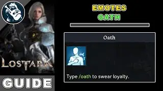 How to Get Oath - Vow Emote in Lost Ark | Emotes Location Guide
