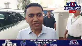 Live CM Dr. Pramod Sawant comments