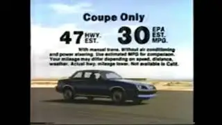 Pontiac J2000 1982 pre-launch advertisement