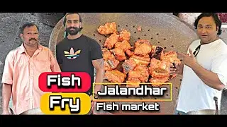 Fresh Fish Fry Jalandhar  | Jalandhar Fish Market | HPsinghfoodvlogs | Food vlogs