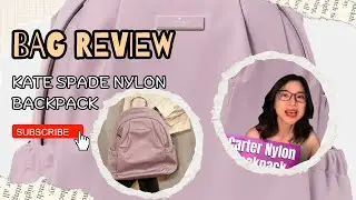 Рюкзак Kate Spade Carter из нейлона, цвет &laquo;лавандовый дым&raquo; &mdash; полный обзор и рекомендации по разме...
