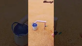 😲 रेत से बना Mini Water Pump | Amazing Creativity #shorts ✅ viral video #music #remix #song #mario