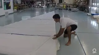 How to Fold Sails: Leech Fold