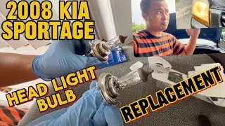 2008 KIA SPORTAGE HEADLIGHT BULB REPLACEMENT