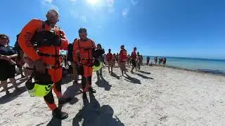 Spiaggia di Putzu Idu ( Esercitazione della Polizia 10 Agosto 2023)