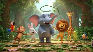 Jungle Dance Jam Song for Kids | Animal Dance Song, Popular Nursery Rhyme, Baby Songs & Kids Music 🐒