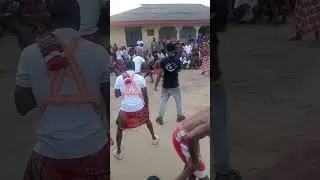 Wrestling (Egelege) from oro-igwe Unity Festival at Eliozu in Obio-Akpor LGA Rivers state