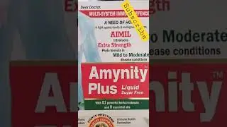 Amynity plus liquid sugar free products use in Hindi || AIMIL PHARMACEUTICAL company #short ........