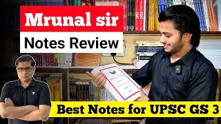 Mrunal sir economy notes 2024 Review | Best Economy notes for Hindi & English | UPSC prelims 2024