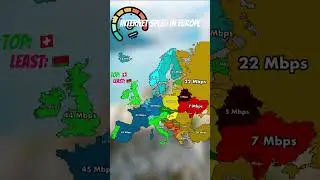 Credits to: @AlexisGripp How fast is your Countrys Internet speed? #mapping #map #europe