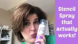A stencil spray that actually works