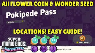 Mario Wonder | Pokipede Pass Guide | Fluff Puff Peaks