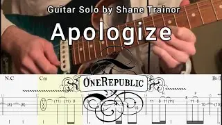 Apologize - One Republic  ( Shane Trainor ) Guitar TABS