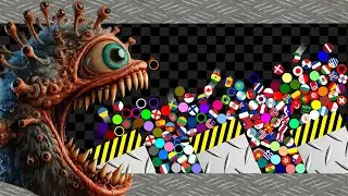Escape From Cyclops Alien Monster - Survival Marble Race
