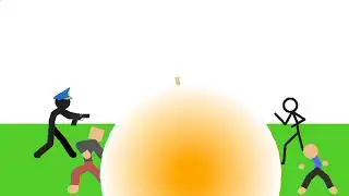 stick man. battle