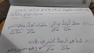 العدد تذكيره وتأنيثه