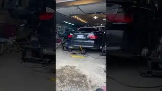 Turbo n52 running low compression pistons engine break in hub dyno