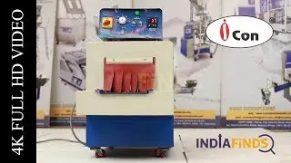 Icon Industries | Heated Shrinking Conveyor Box Packing Machine | Plastic Film Shrinking Machine