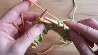 Tutoriel Tricot - Brioche 2 couleurs à une passe (1 pass brioche)