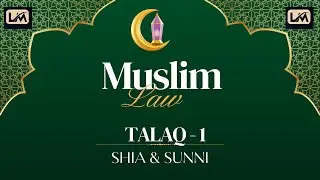 MUSLIM LAW  |  TALAQ  |  PART-1  | DIVORCE   |   RJS RAPID REVISION  | RJS