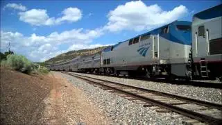 Amtrak's Southwest Chief #3 in Canyoncito, NM