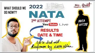 NATA 2022 2ND ATTEMPT RESULTS UPDATE IS FINALLY HERE || Date and Time for results